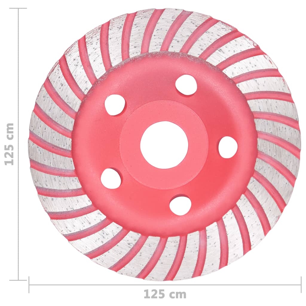 Diamantslijpwiel met turbo 115 mm