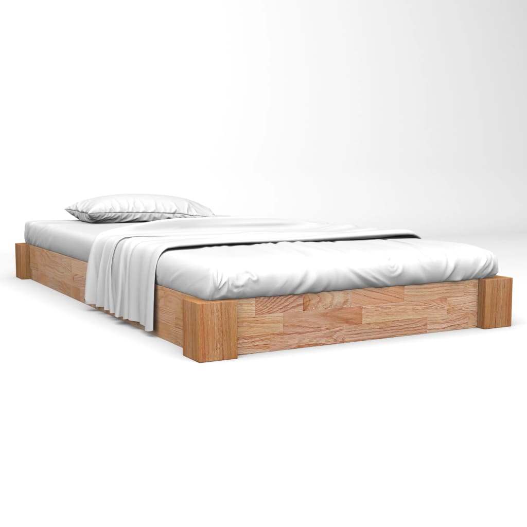 Bedframe massief eikenhout 140x200 cm