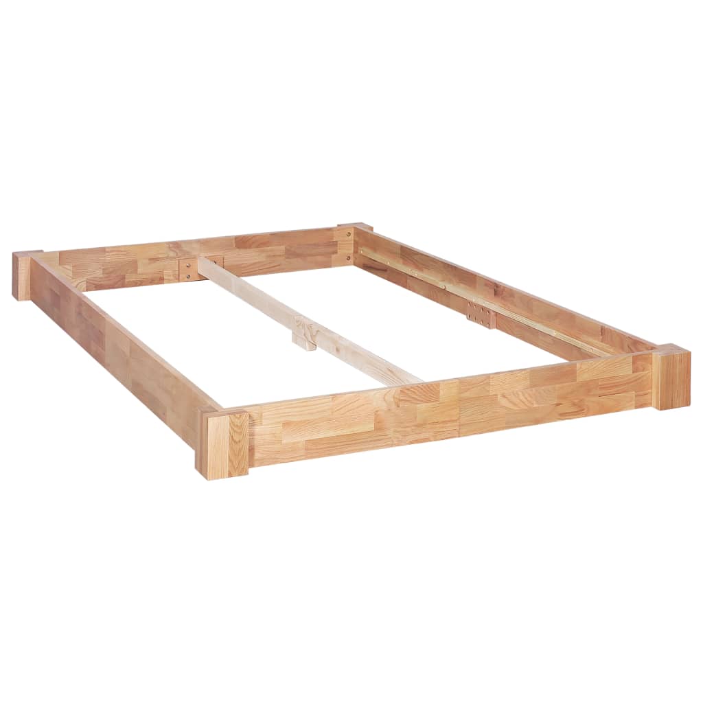 Bedframe massief eikenhout 140x200 cm