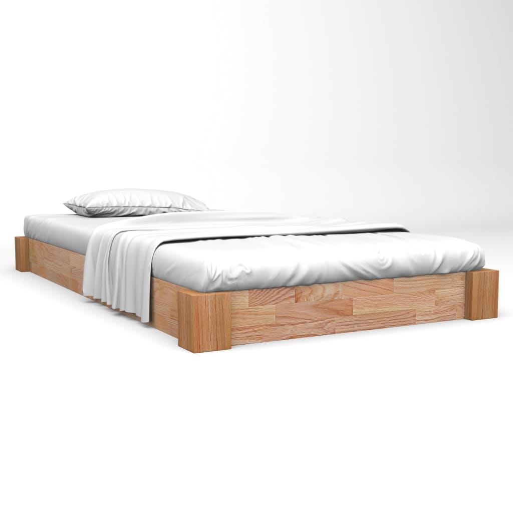 Bedframe massief eikenhout 140x200 cm