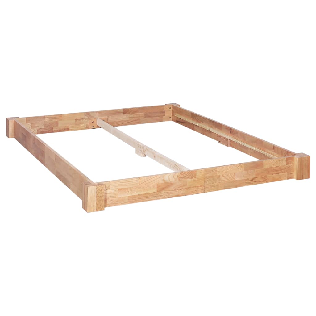 Bedframe massief eikenhout 140x200 cm