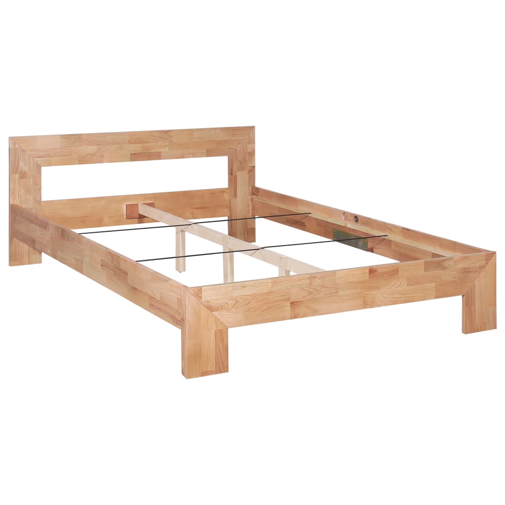 Bedframe massief eikenhout 160x200 cm