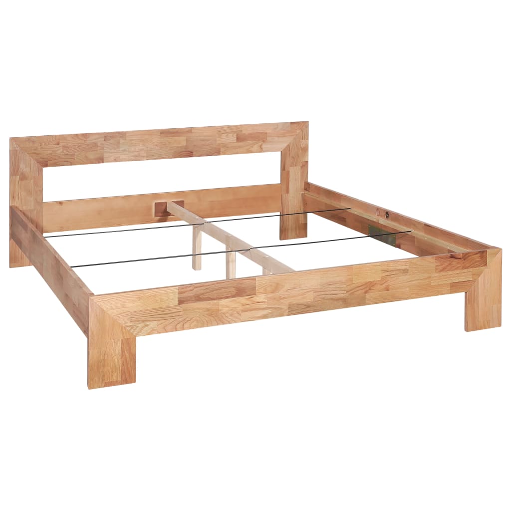 Bedframe massief eikenhout 160x200 cm