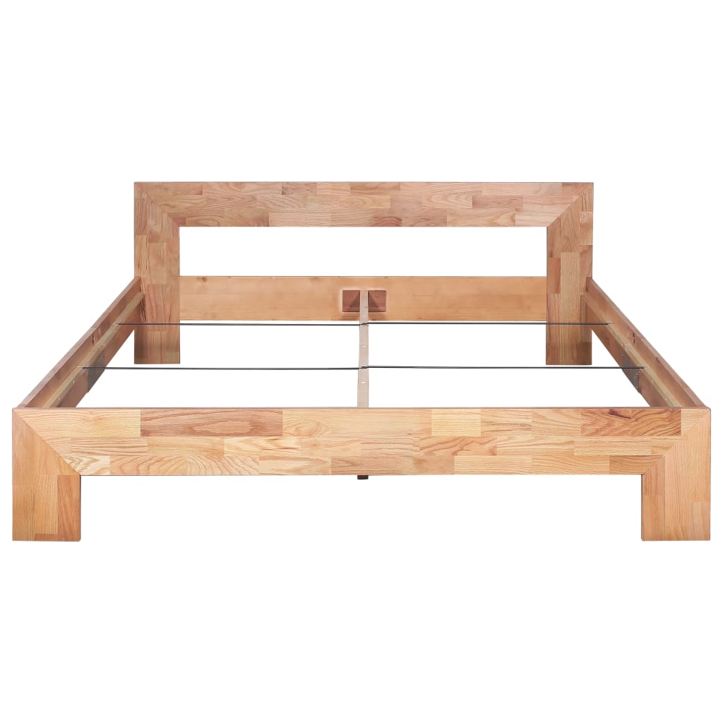 Bedframe massief eikenhout 160x200 cm