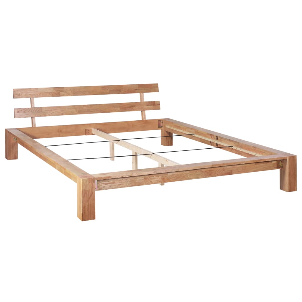 Bedframe massief eikenhout 160x200 cm