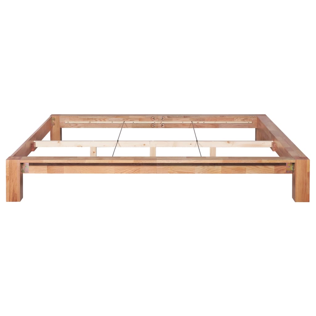 Bedframe massief eikenhout 160x200 cm