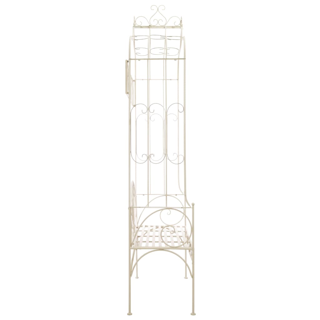 Tuinbank 122 cm ijzer antiekbruin