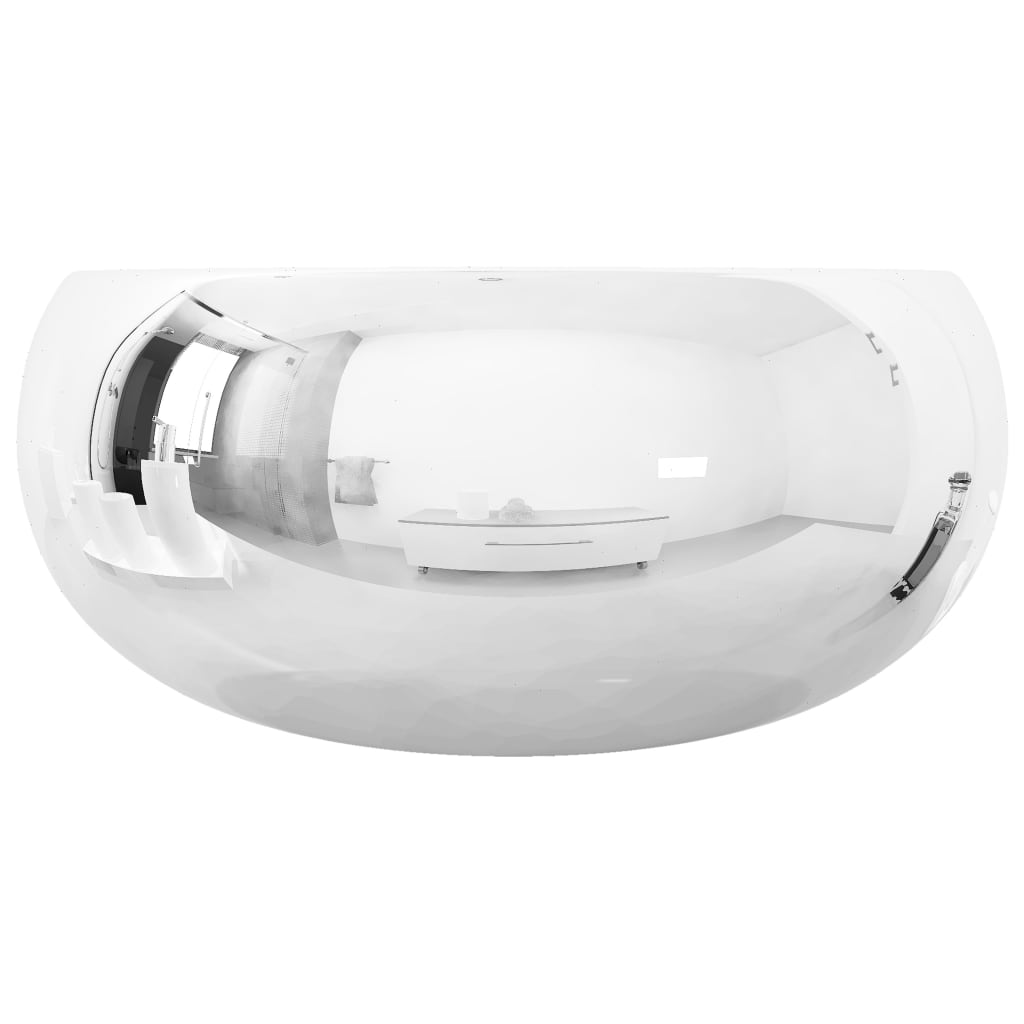 Lavabo rond 40x15 cm en céramique