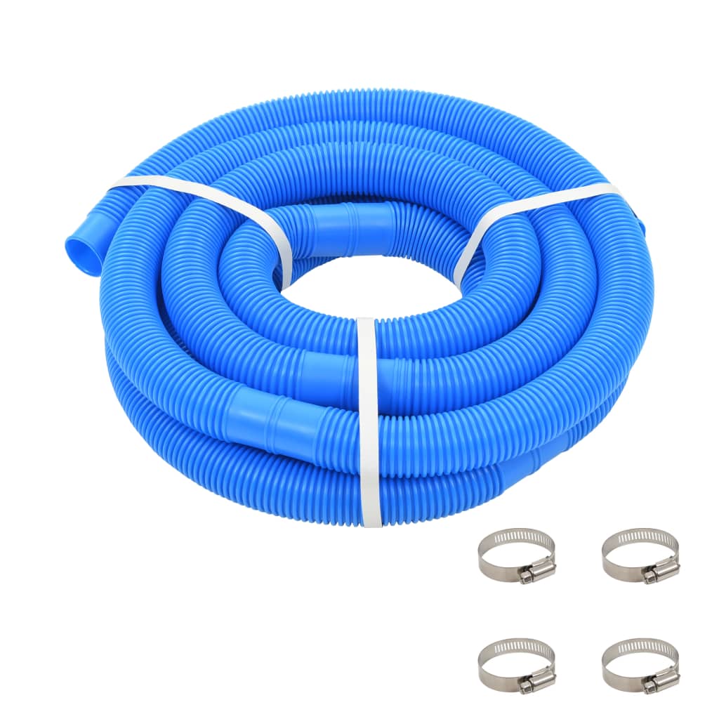 Zwembadslang 32 mm 6,6 m blauw