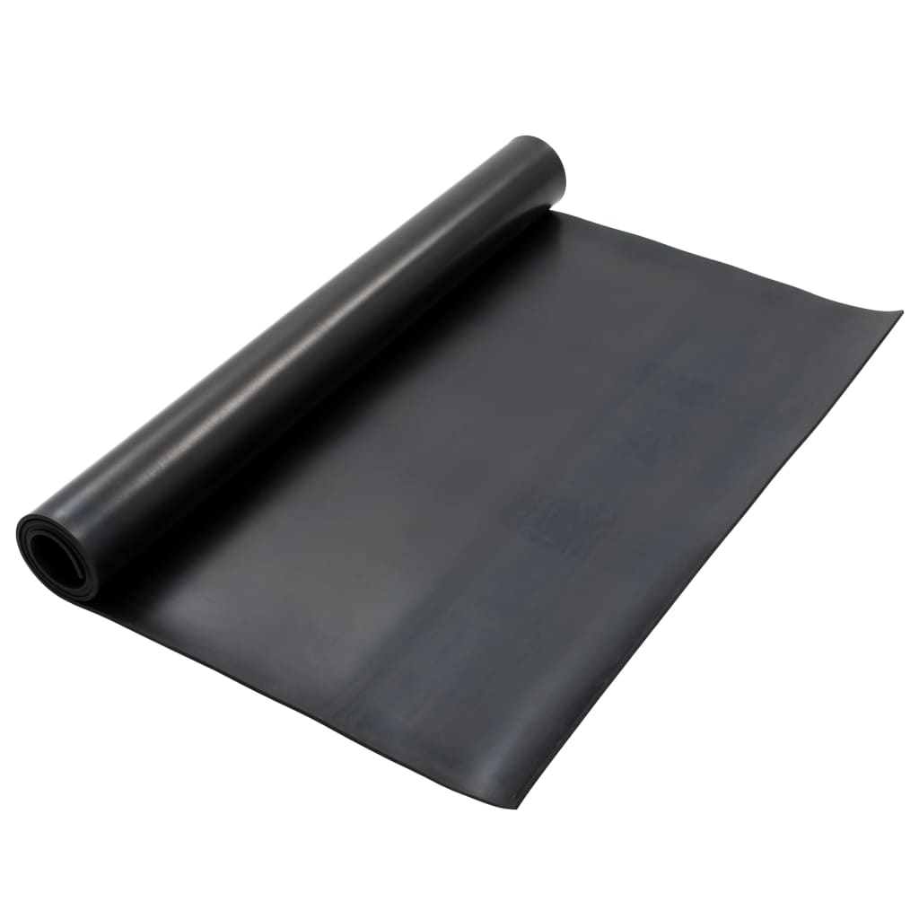 Vloermat anti-slip 2 mm glad 1,2x5 m rubber