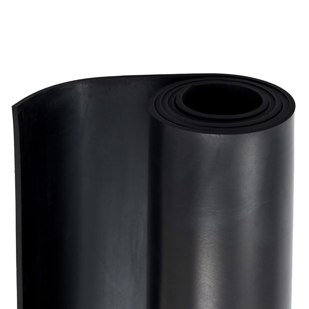 Vloermat anti-slip 2 mm glad 1,2x5 m rubber