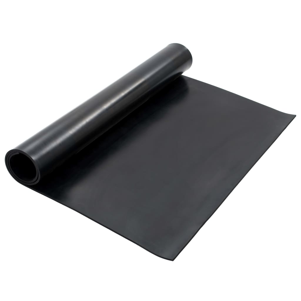 Vloermat anti-slip 2 mm glad 1,2x5 m rubber