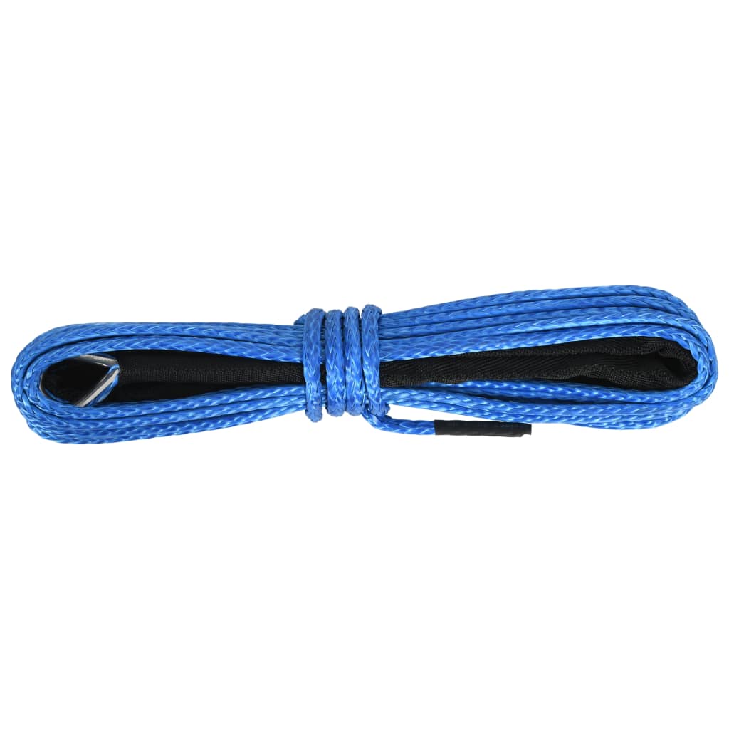 Câble de treuil 9 mmx26 m bleu