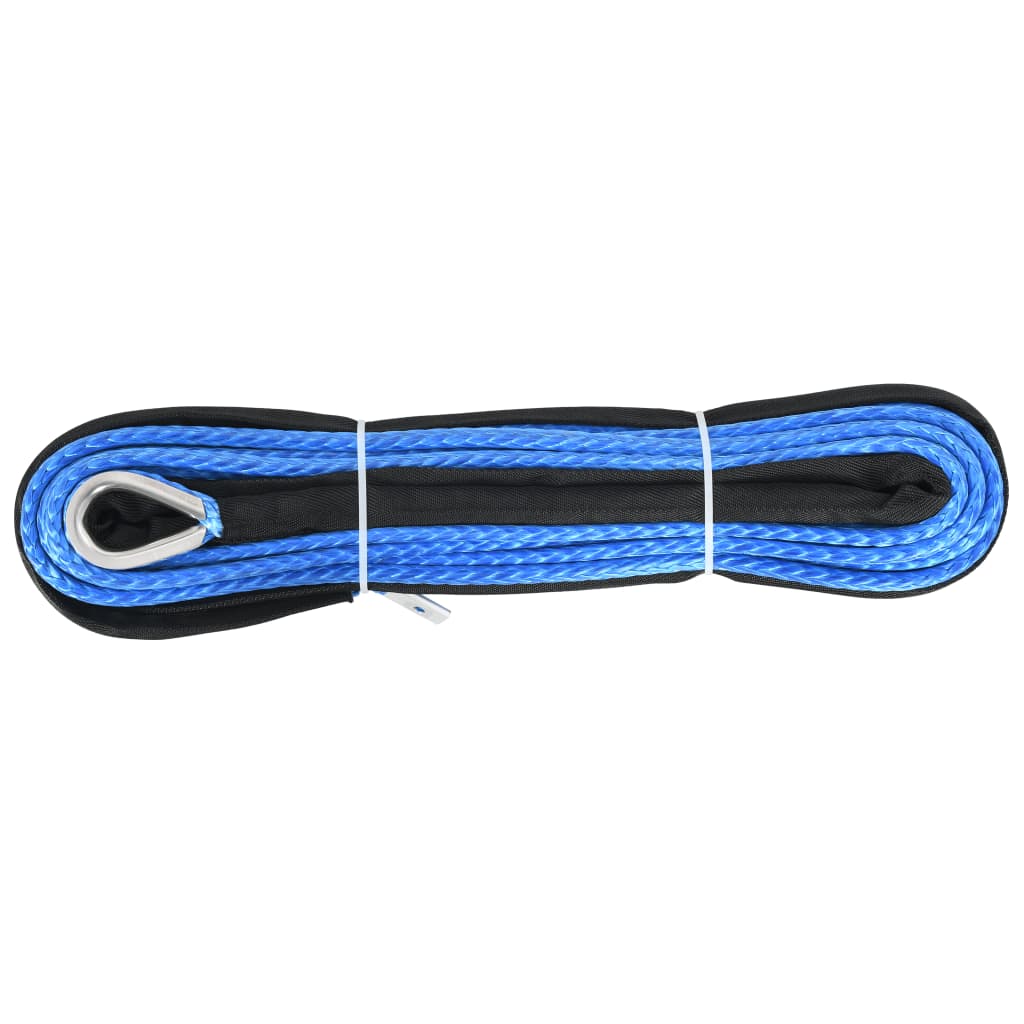 Câble de treuil 9 mmx26 m bleu