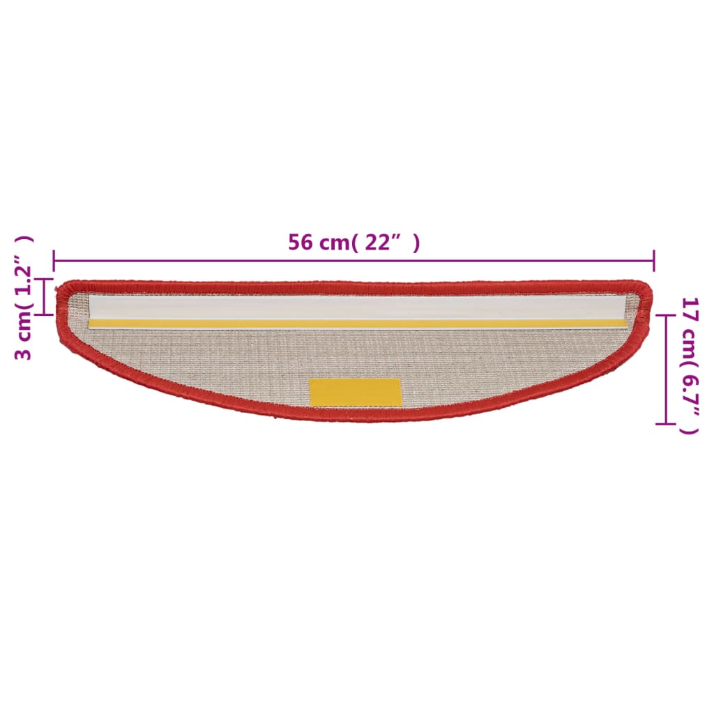 Trapmatten 15 st 56x17x3 cm