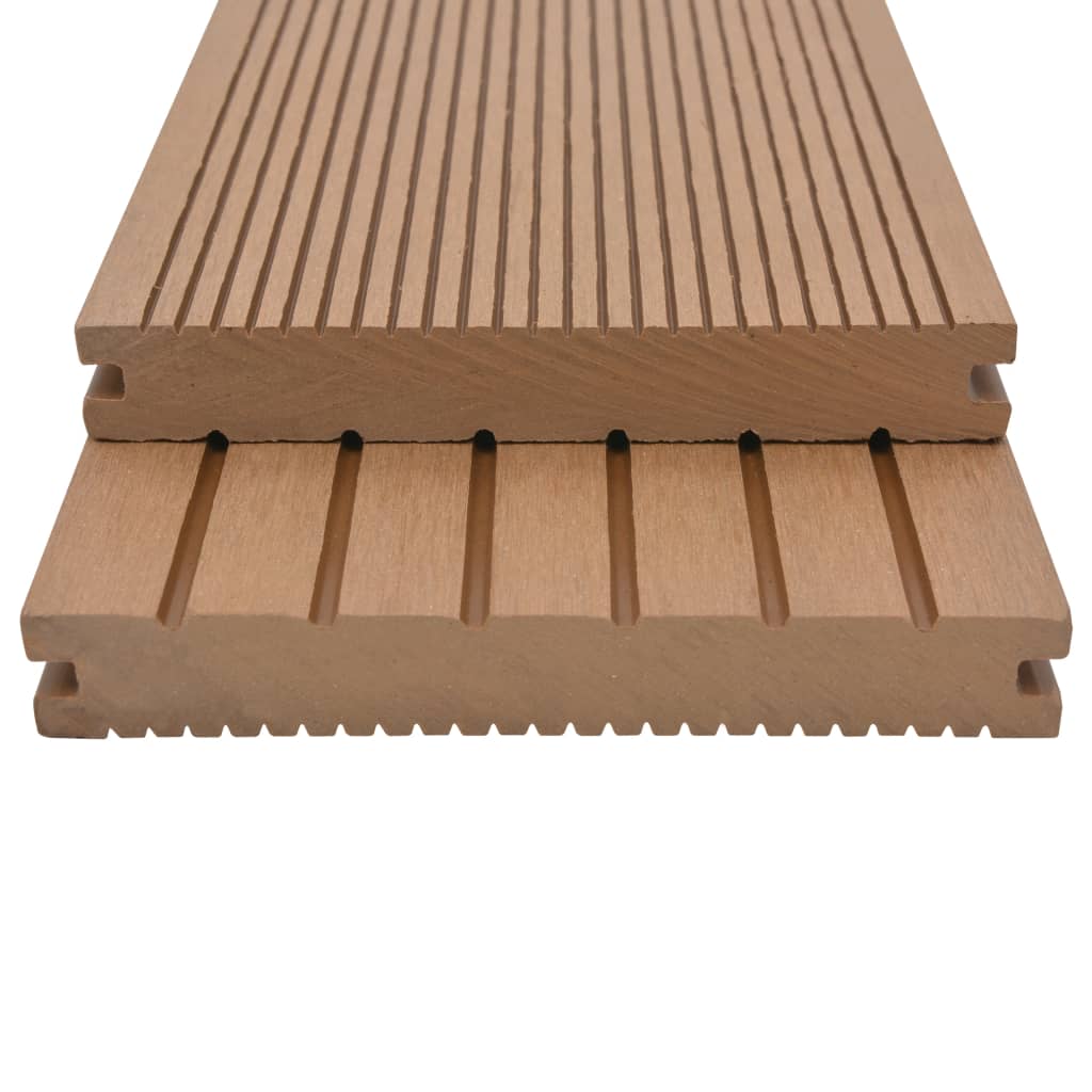 Terrasplanken met accessoires 30 m² 2,2 m massief HKC teak