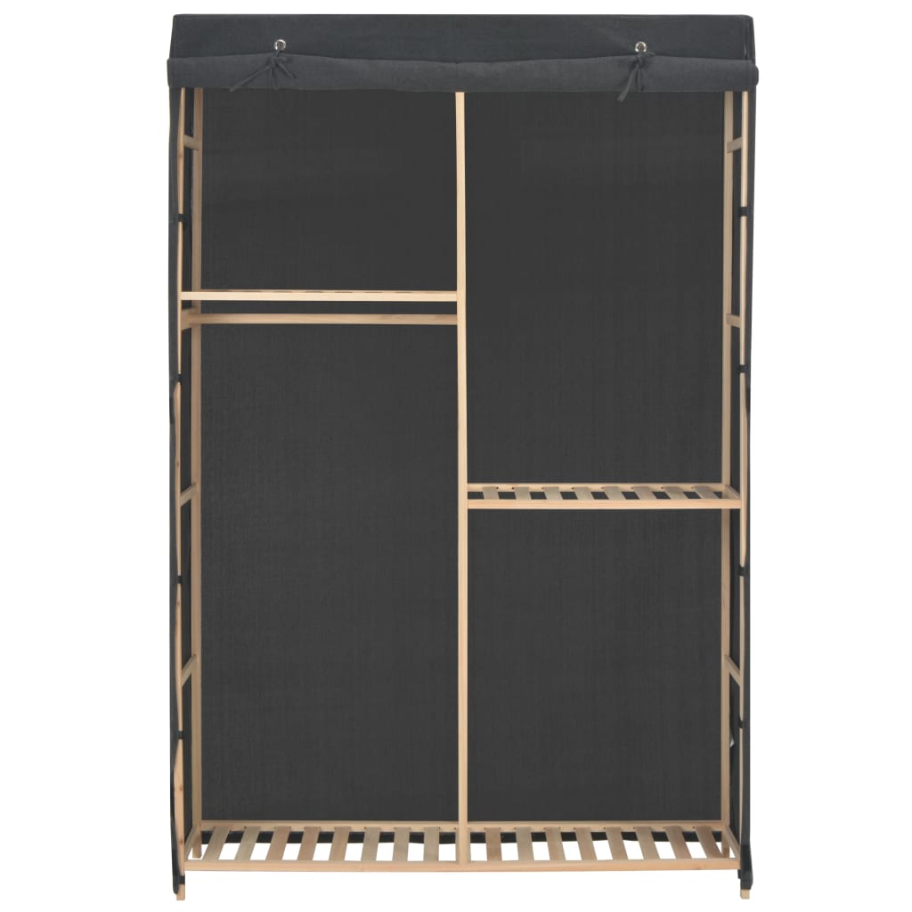 Kledingkast 3-laags 110x40x170 cm stof