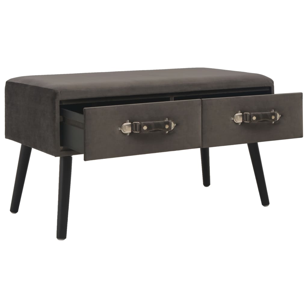 Table basse 80x40x46 cm cuir artificiel