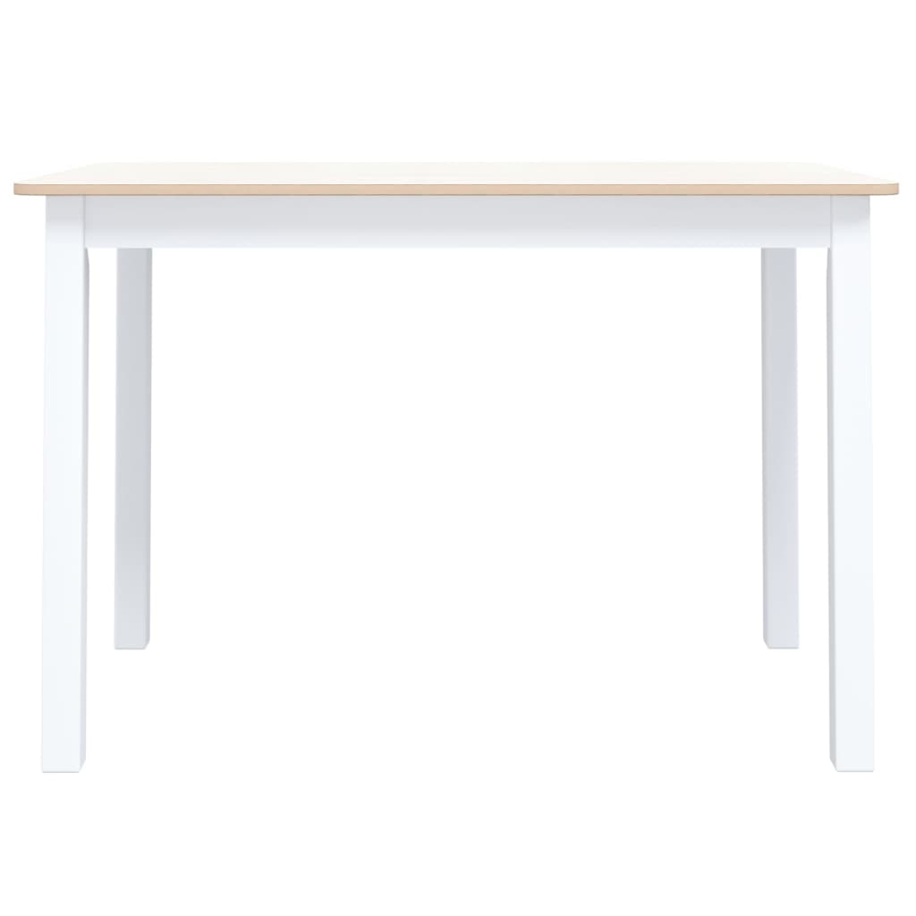 Eettafel 114x71x75 cm massief rubberwood