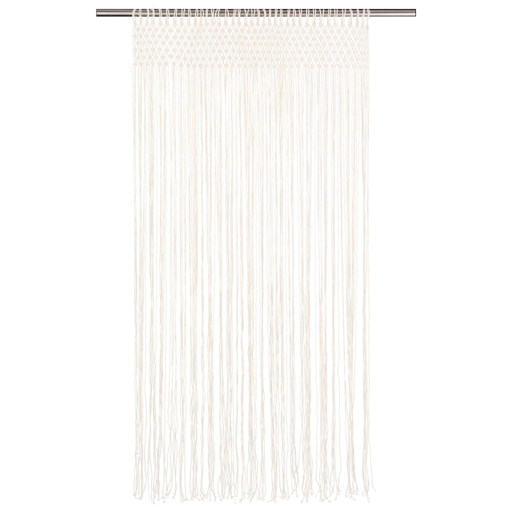 Rideau macramé 140x240 cm coton