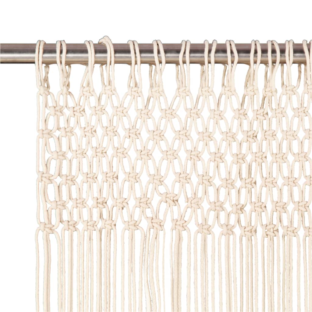 Rideau macramé 140x240 cm coton