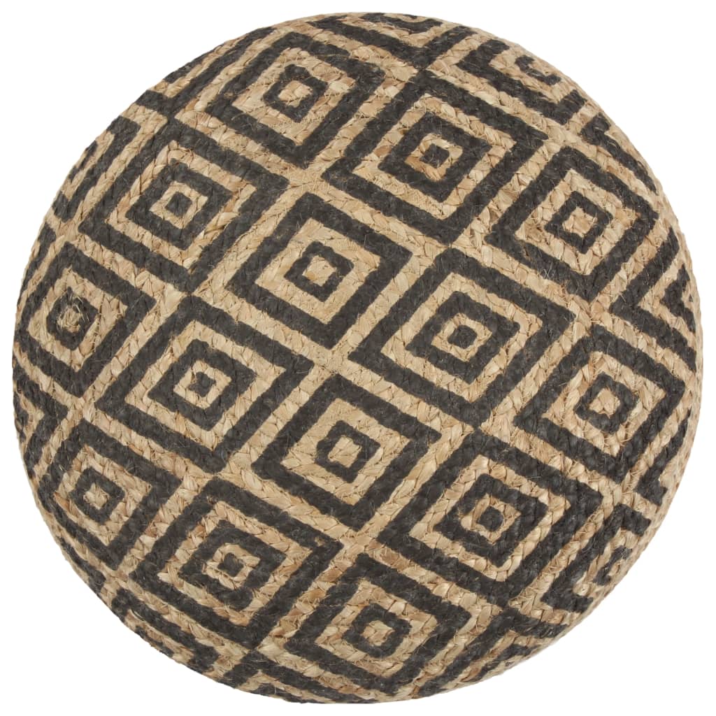 Pouf fait main 45x30 cm jute