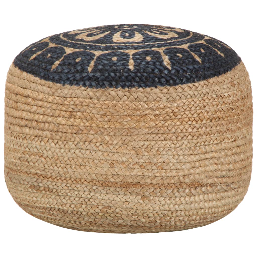 Pouf fait main 45x30 cm jute