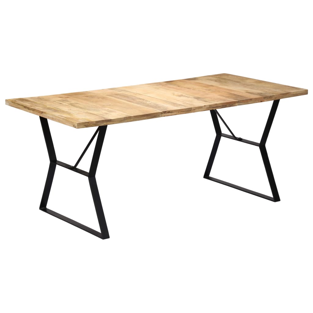 Table à manger 120x60x76 cm en bois de manguier massif