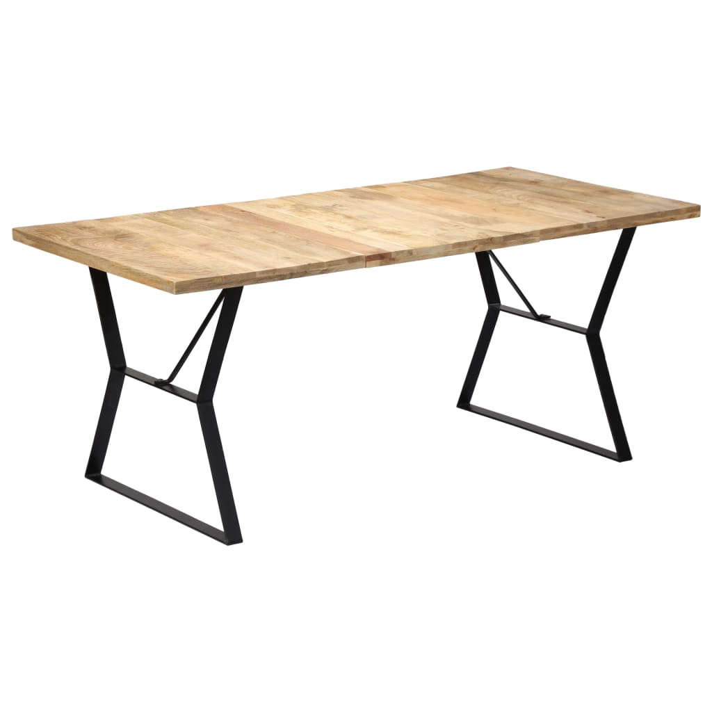 Table à manger 120x60x76 cm en bois de manguier massif