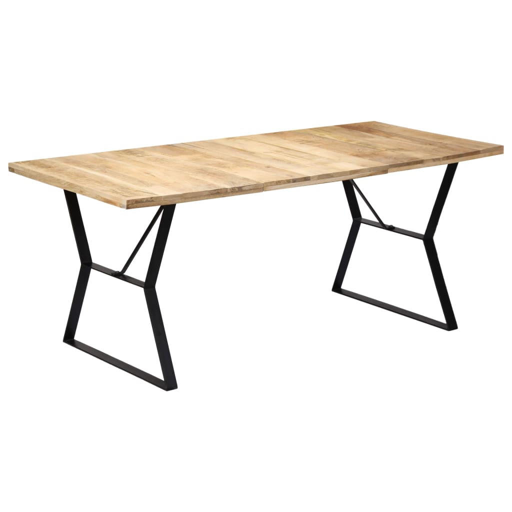 Table à manger 120x60x76 cm en bois de manguier massif