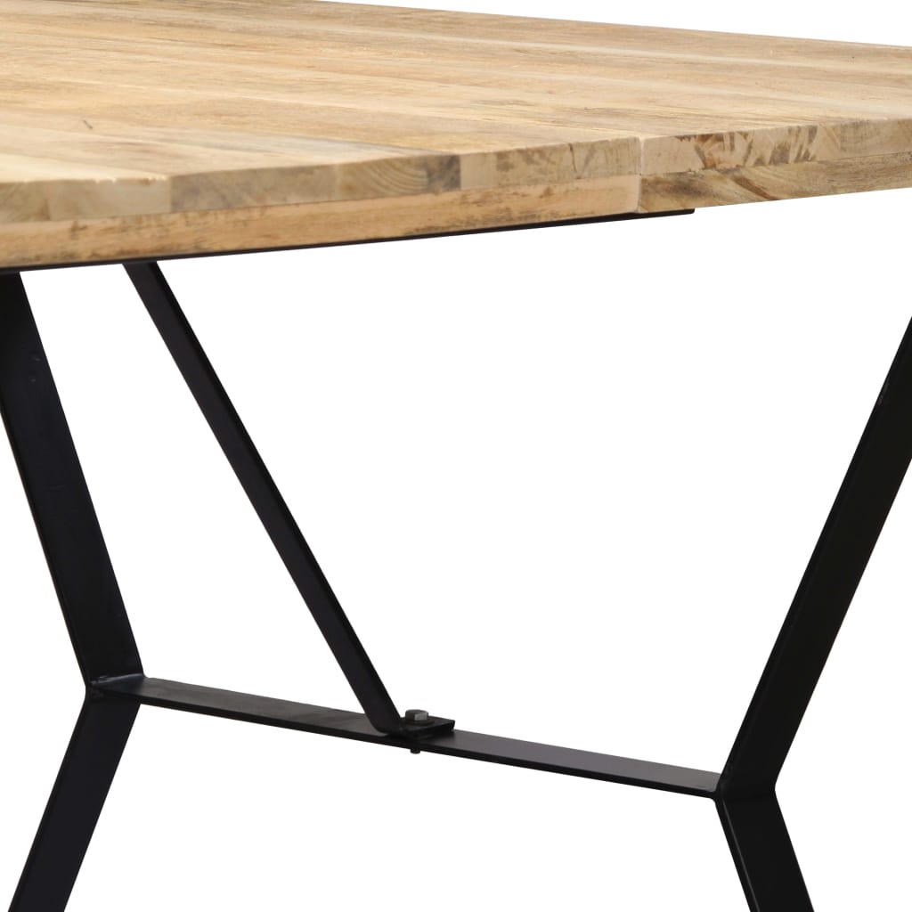 Table à manger 120x60x76 cm en bois de manguier massif