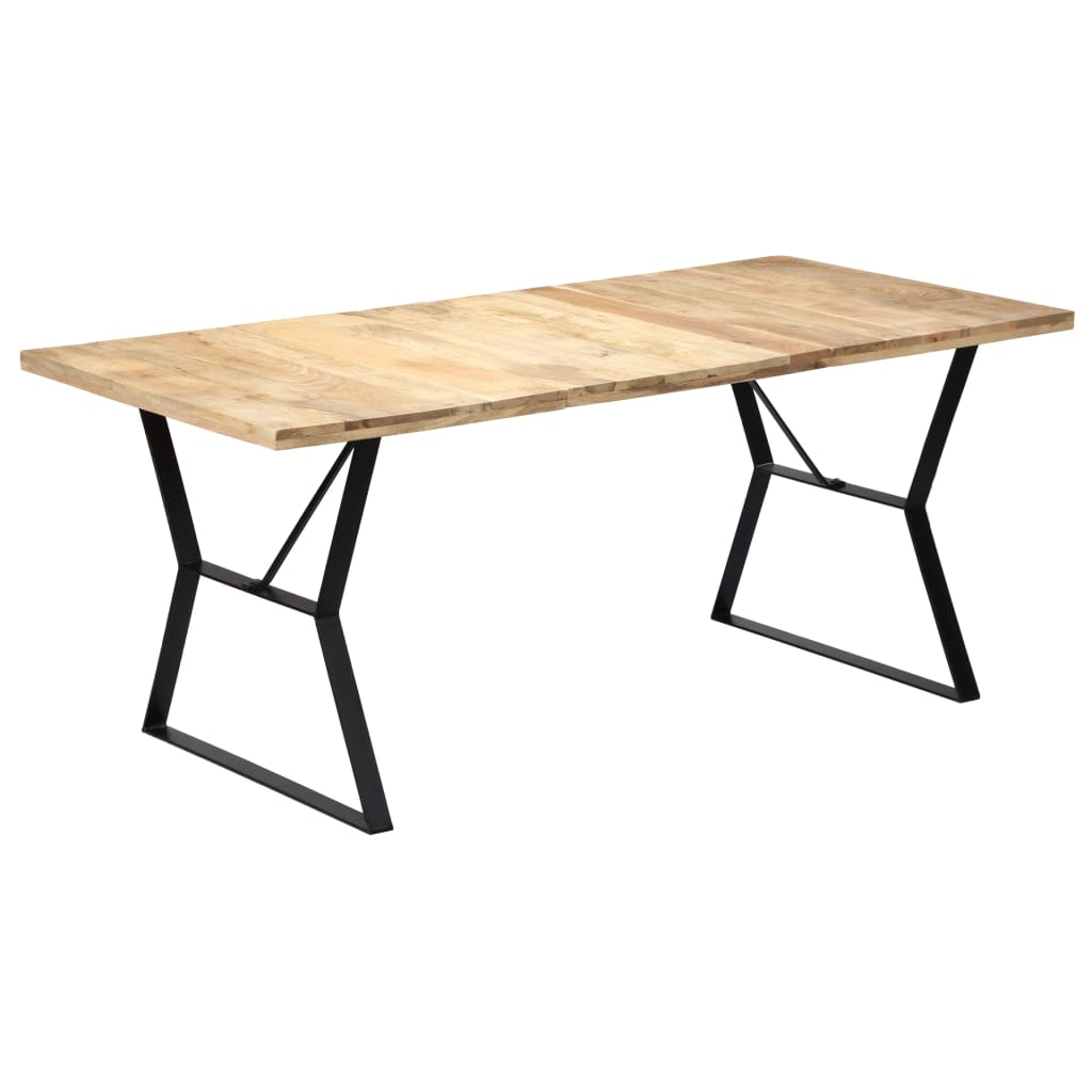 Table à manger 120x60x76 cm en bois de manguier massif