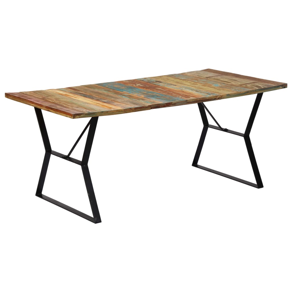 Table à manger 120x60x76 cm en bois de manguier massif