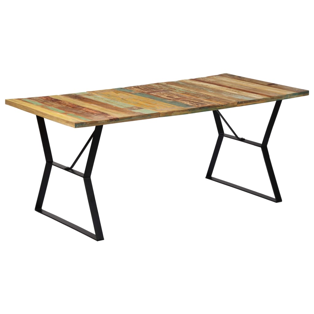 Table à manger 120x60x76 cm en bois de manguier massif