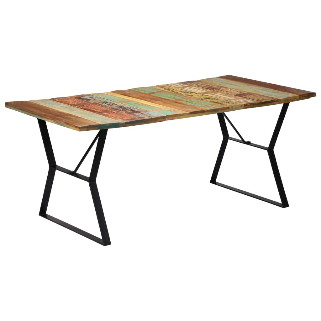 Table à manger 120x60x76 cm en bois de manguier massif