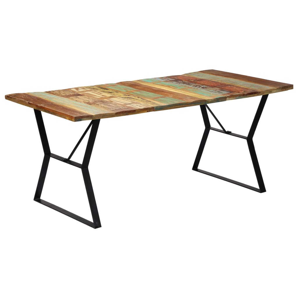 Table à manger 120x60x76 cm en bois de manguier massif