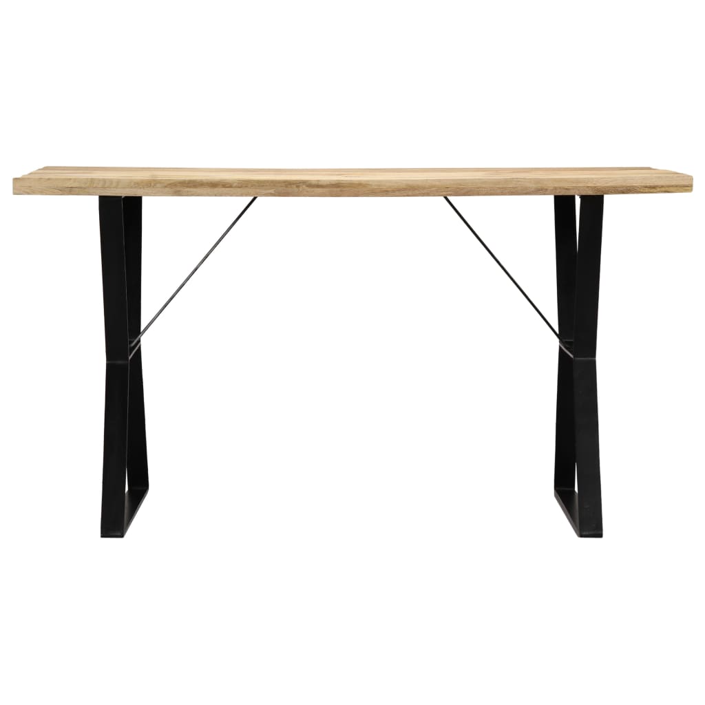 Table à manger 120x60x76 cm en bois de manguier massif