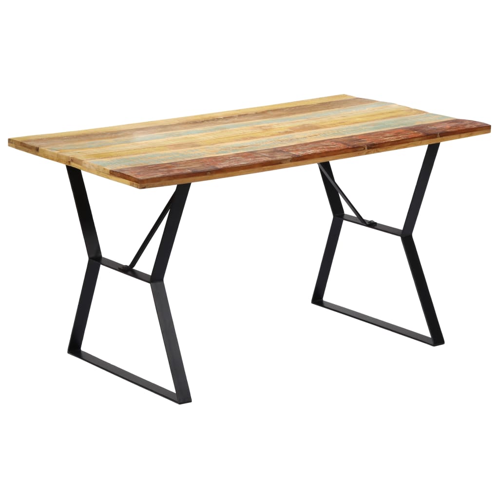 Table à manger 120x60x76 cm en bois de manguier massif