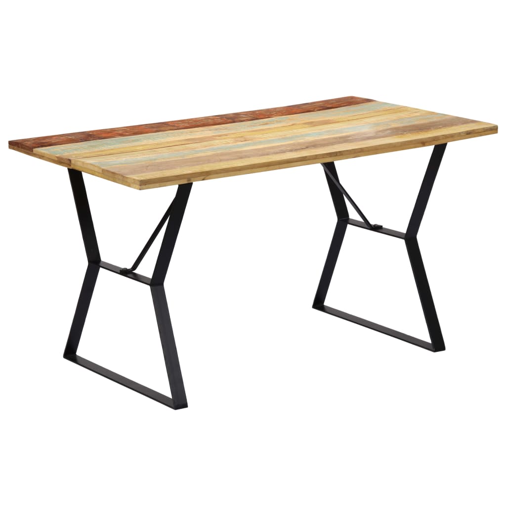 Table à manger 120x60x76 cm en bois de manguier massif