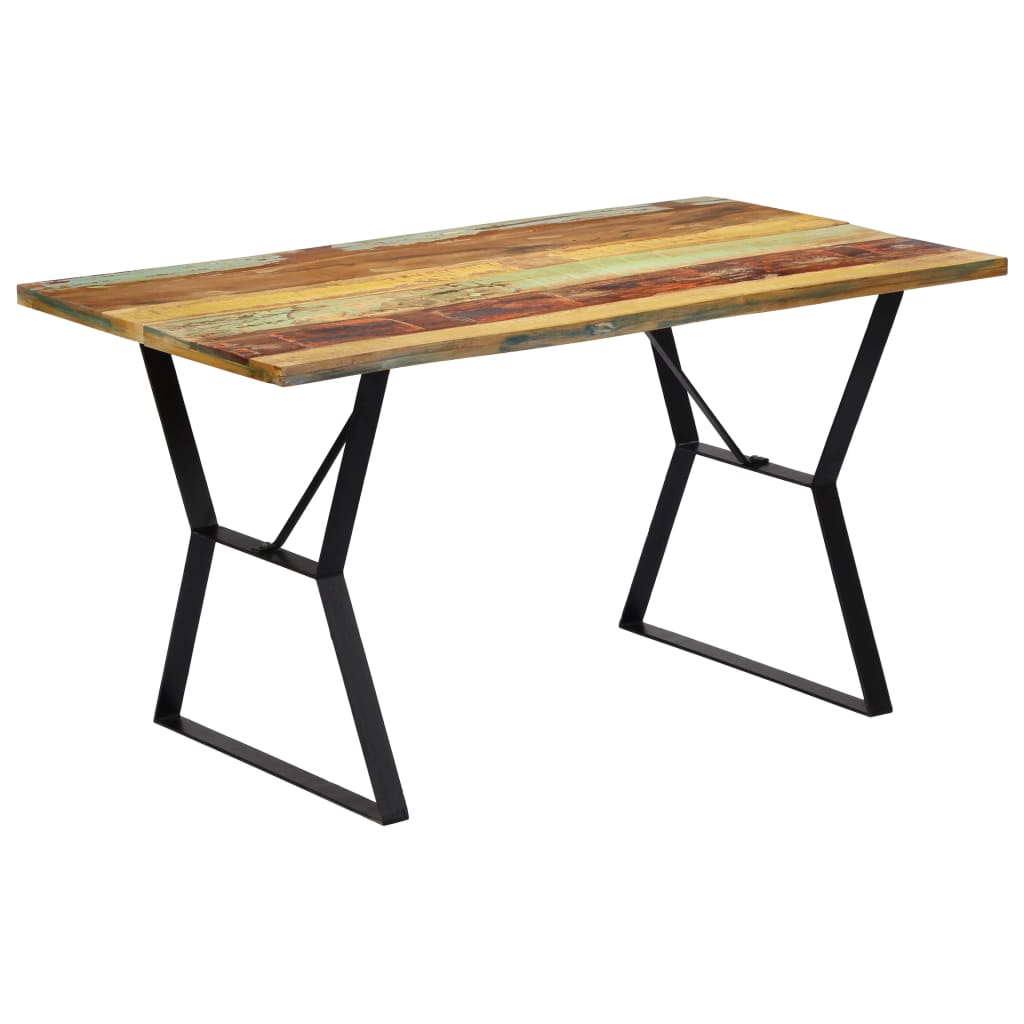 Table à manger 120x60x76 cm en bois de manguier massif