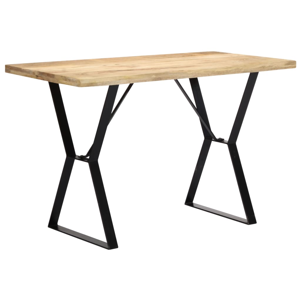 Table à manger 120x60x76 cm en bois de manguier massif