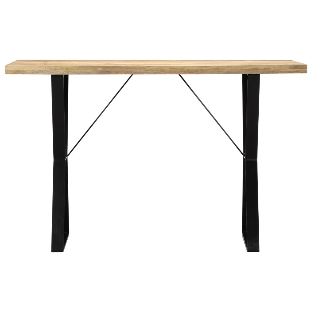 Table à manger 120x60x76 cm en bois de manguier massif