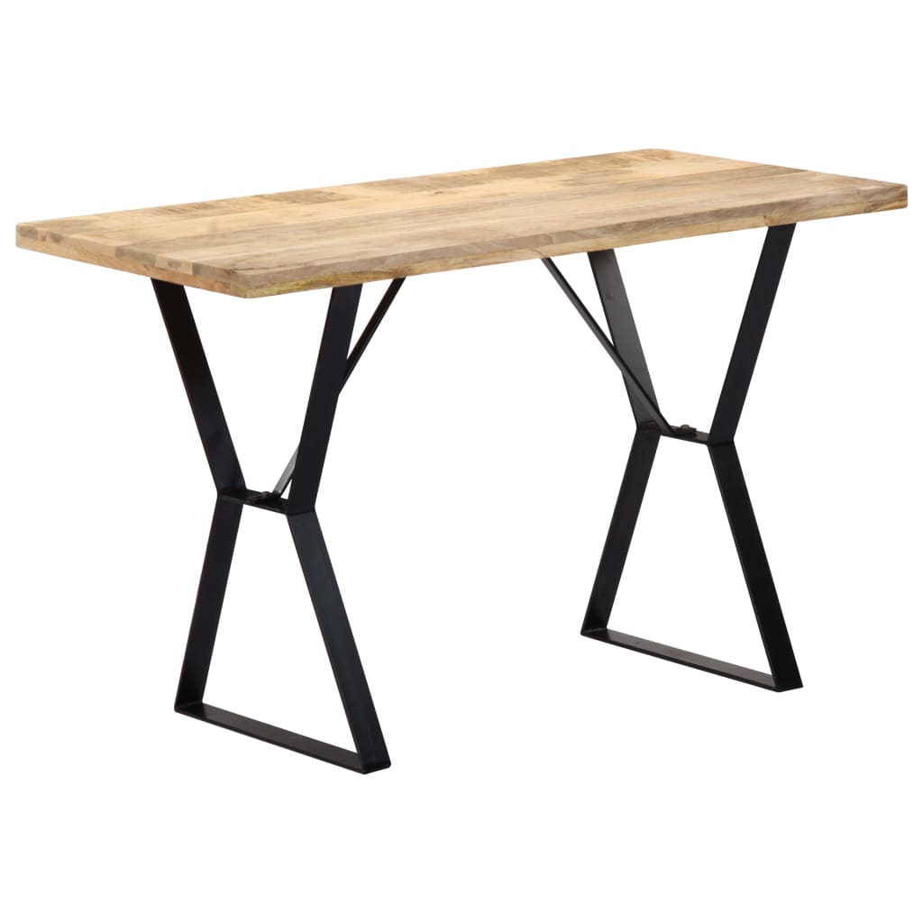 Table à manger 120x60x76 cm en bois de manguier massif