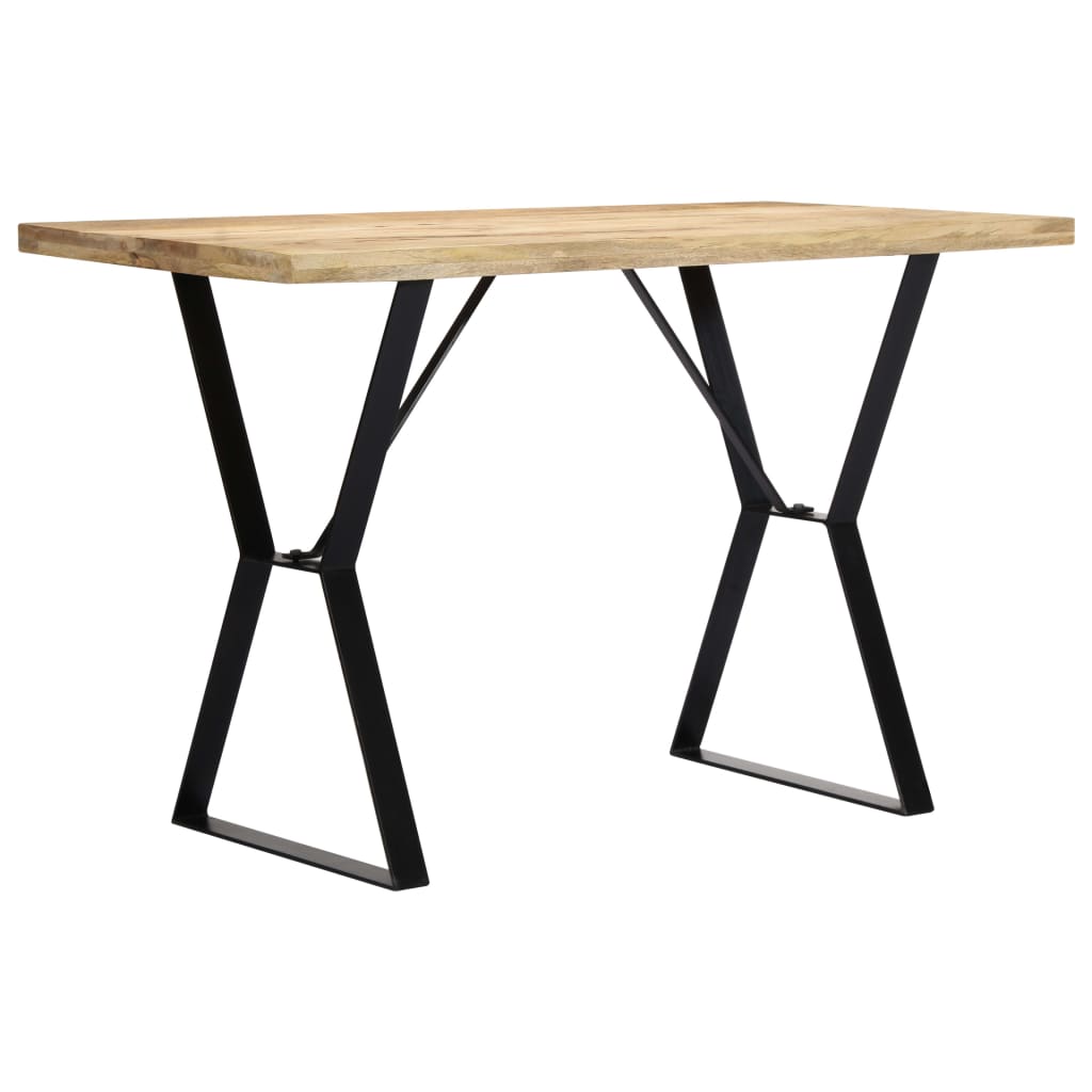 Table à manger 120x60x76 cm en bois de manguier massif