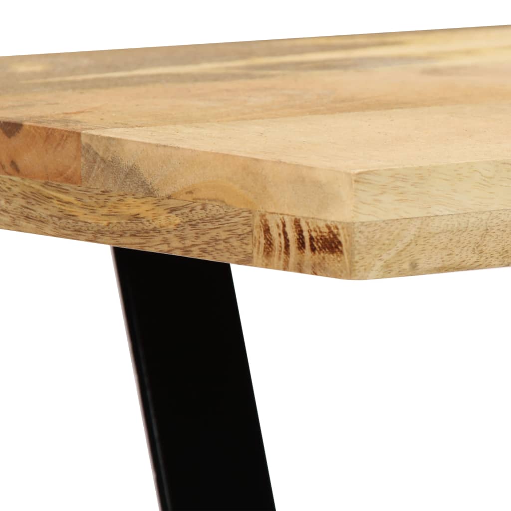 Table à manger 120x60x76 cm en bois de manguier massif