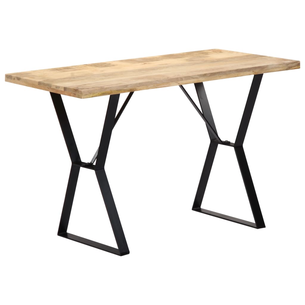 Table à manger 120x60x76 cm en bois de manguier massif