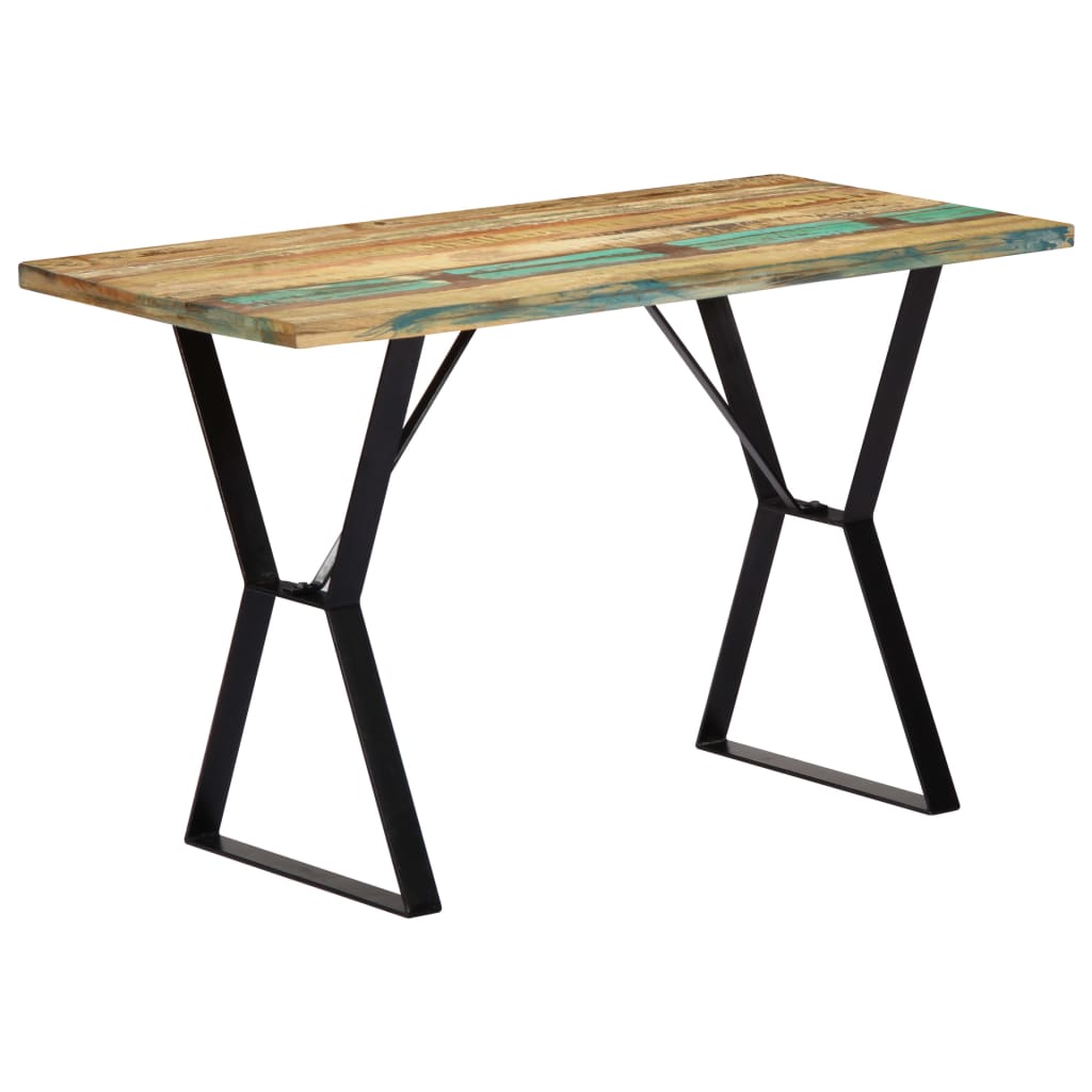 Table à manger 120x60x76 cm en bois de manguier massif