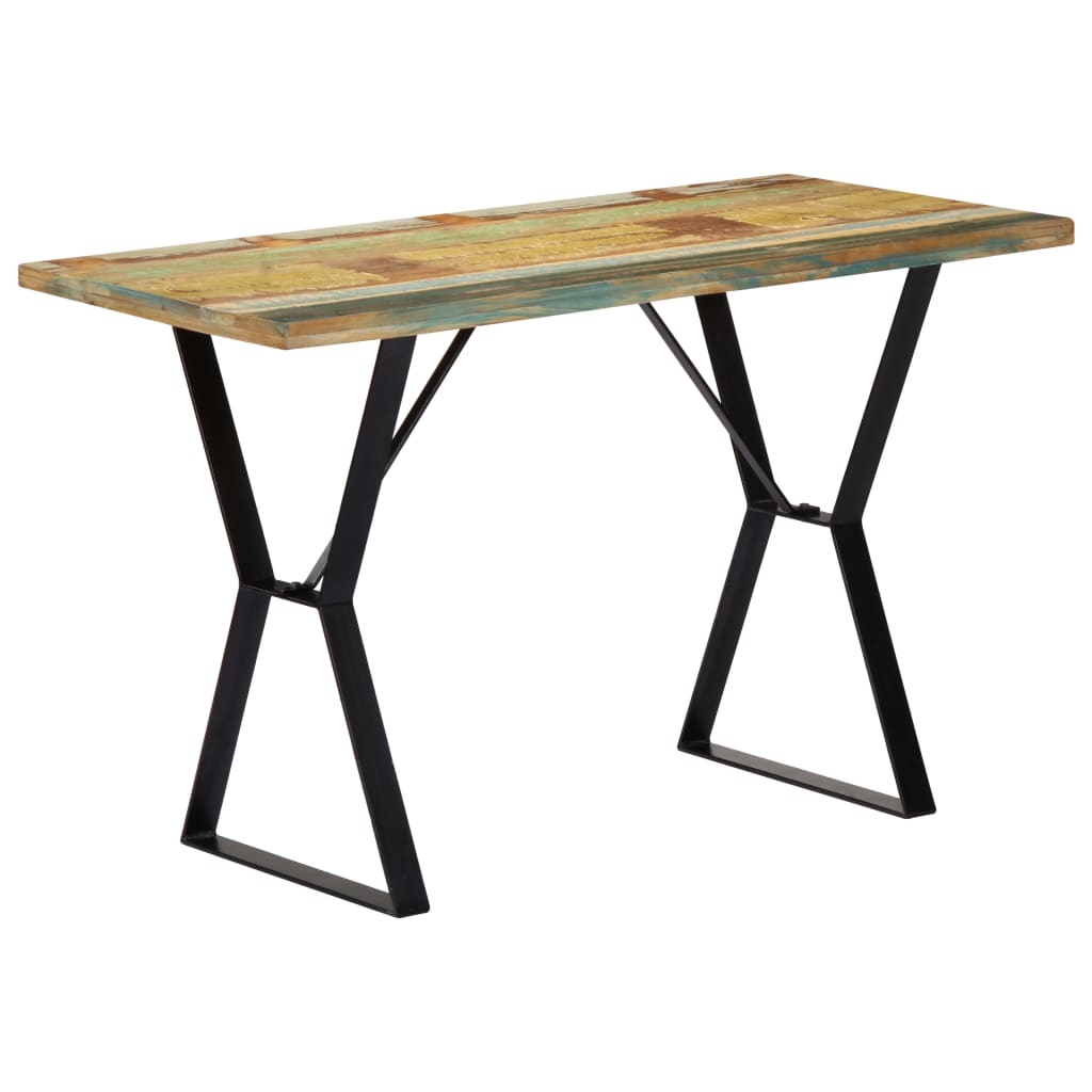 Table à manger 120x60x76 cm en bois de manguier massif