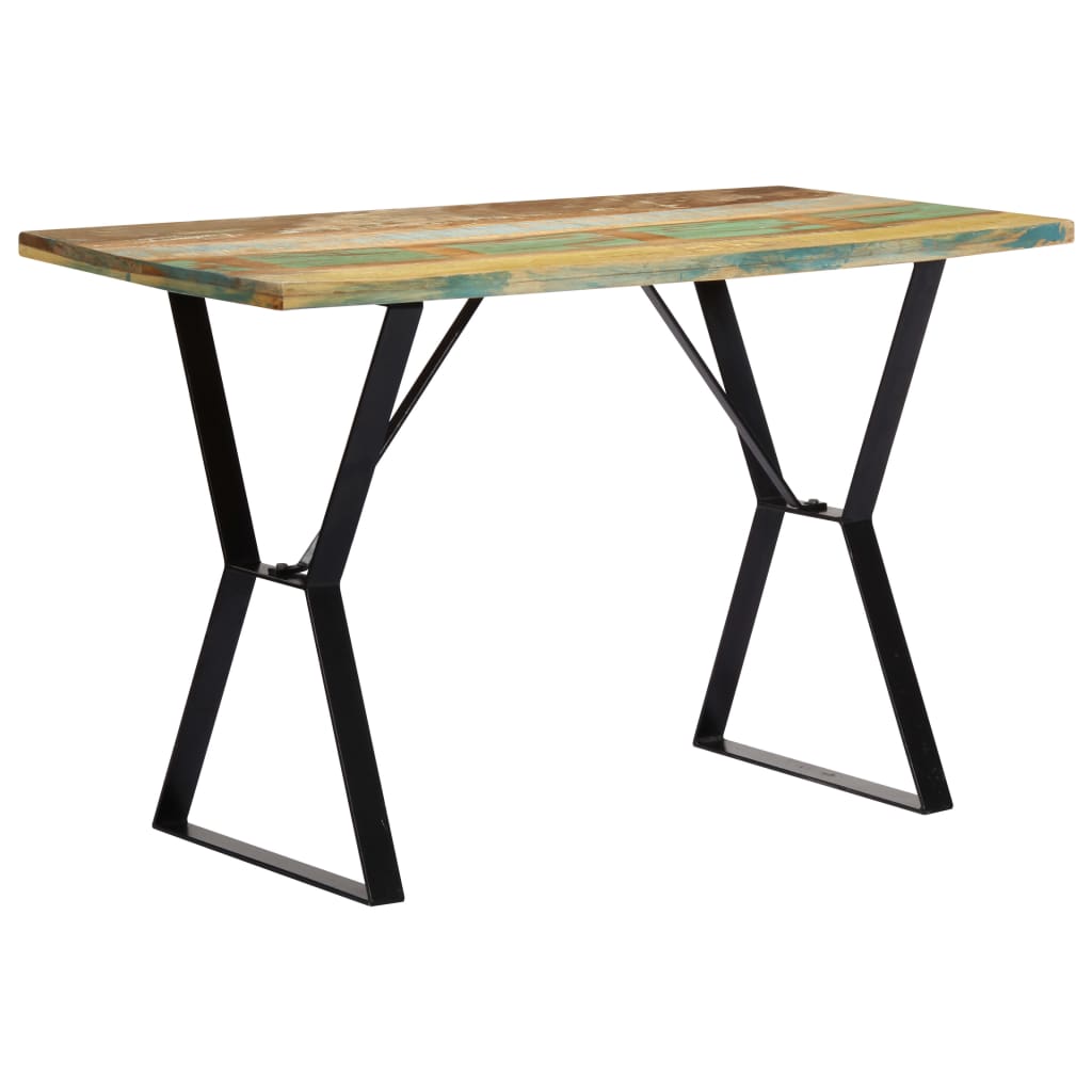 Table à manger 120x60x76 cm en bois de manguier massif