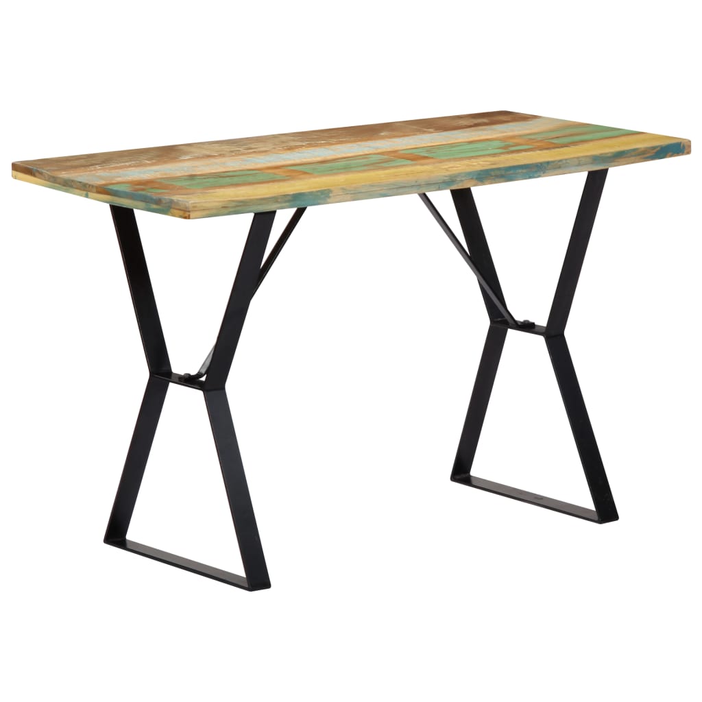 Table à manger 120x60x76 cm en bois de manguier massif